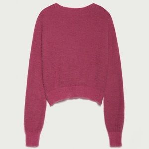 Dark Pink Knit Sweater